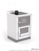 Kit plan vitrocéramique pour cuisinière Vicenza Evo