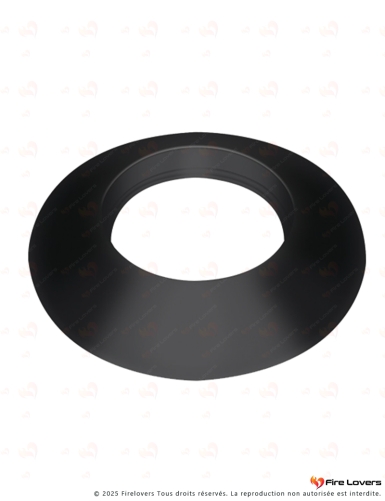Rosace en silicone noire noir Ø 080
