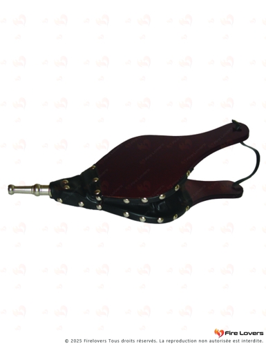 Soufflet en bois et cuir