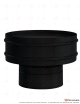 Chapeau suédois DS INOX DP noir Ø 80 mm