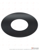 Rosace ronde Ø135mm/ 295mm noir pellet Ø 130 mm