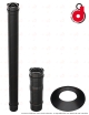 Kit de raccordement pour poêle à granulés Ø80 mm | sortie Dessus