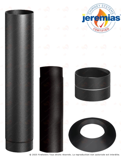 Kit de raccordement pour poêle à bois Ø150 mm | Sortie Dessus