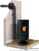 Pack Circe S 9kW + kit ventouse mural "Sortilège de Braises"