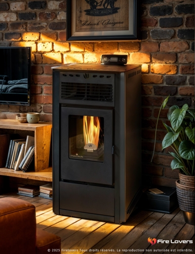 Aphrodite 9kW Poêle à granulés | Sortie Arrière