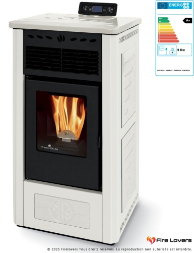 Gea S 9kW Poêle à granulés étanche | Sortie Arrière