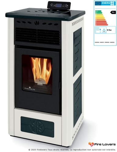 Gea S 9kW Poêle à granulés étanche | Sortie Arrière