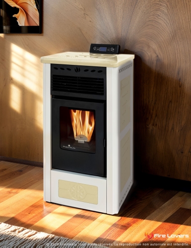 Gea S 9kW Poêle à granulés étanche | Sortie Arrière