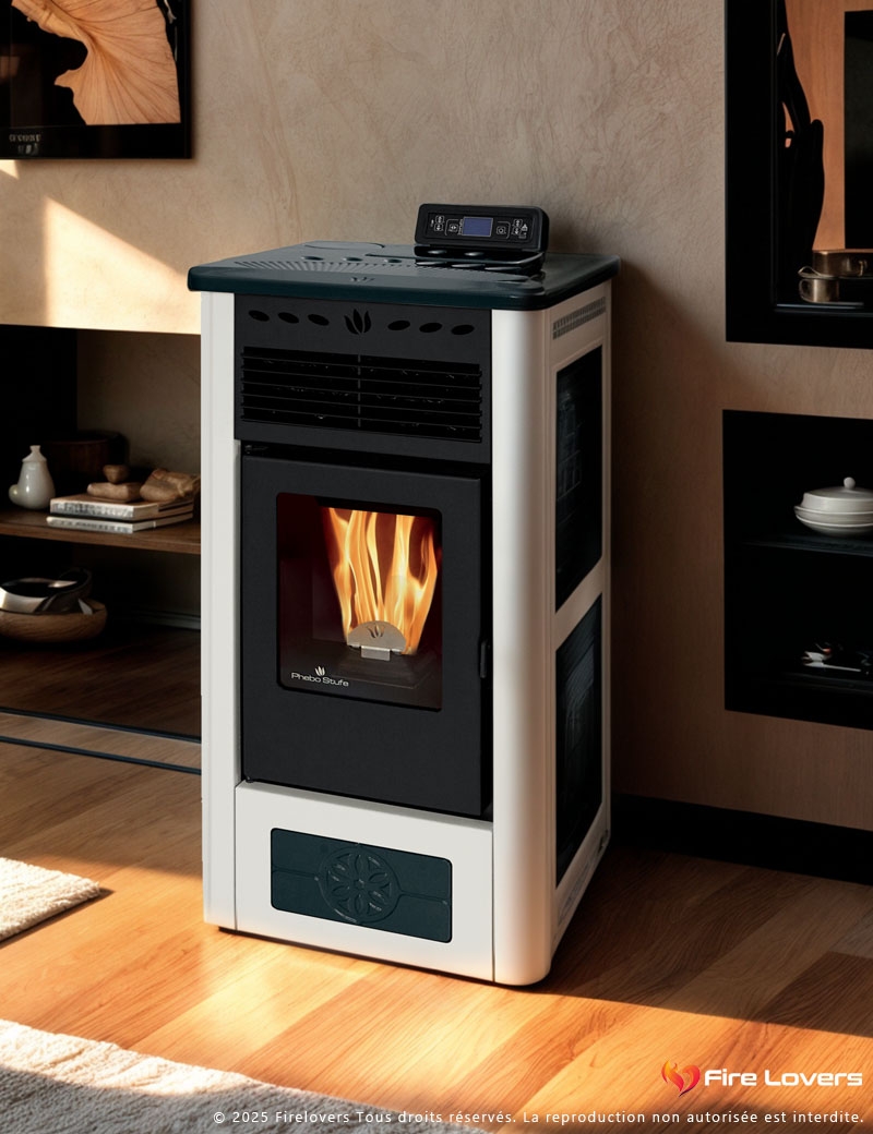 Gea S 9kW Poêle à granulés étanche | Sortie Arrière