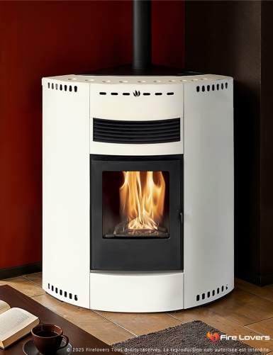 Asia Plus 13kW Poêle à granulés canalisable