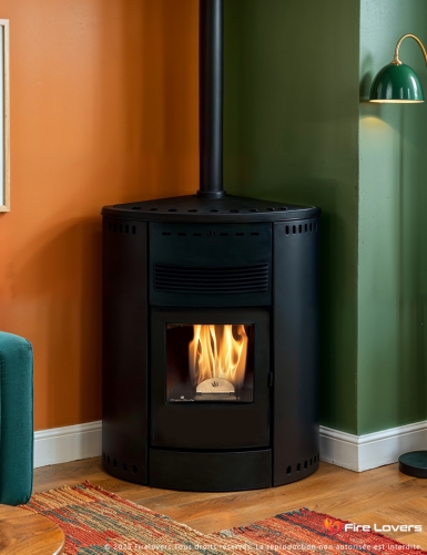 Asia Plus 13kW Poêle à granulés canalisable