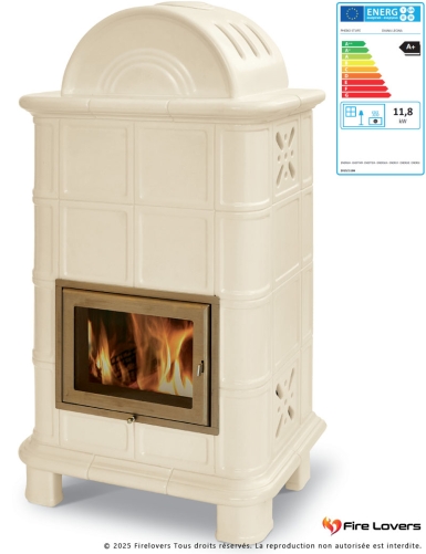 Diana L avec dôme Poêle à bois 12kW