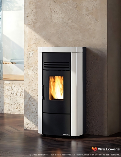 Angela Plus Evo 8kW Poêle à granulés canalisable