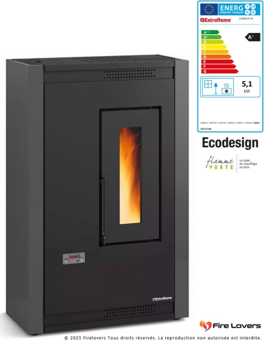 Luisella 5.0 5.1kW Poêle à granulés