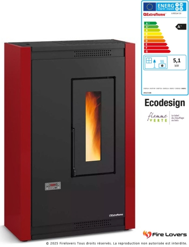 Luisella 5.0 5.1kW Poêle à granulés
