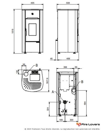 Mariella Plus 7kW Poêle à granulés