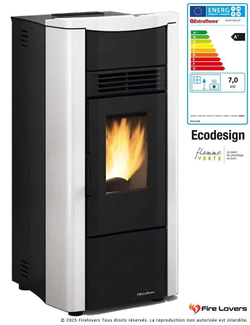 Giusy Evo 2.0 7kW Poêle à...