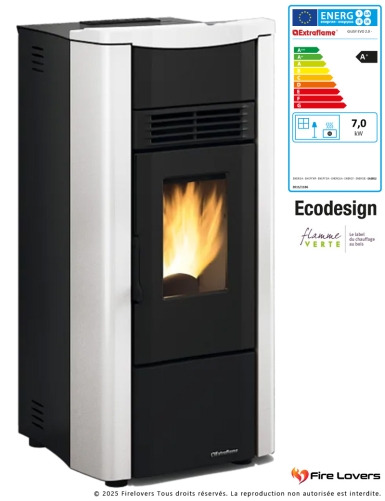 Giusy Plus Evo 2.0 7kW Poêle à granulés canalisable