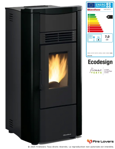 Giusy Plus Evo 2.0 7kW Poêle à granulés canalisable