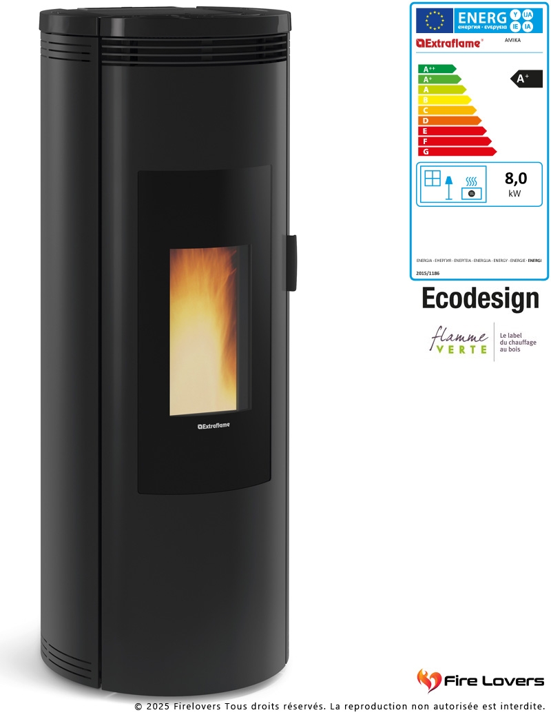 Amika 8kW Poêle à granulés