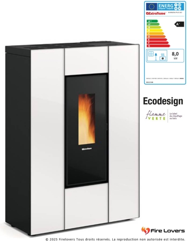 Marilena Plus AD 8kW Poêle à granulés canalisable