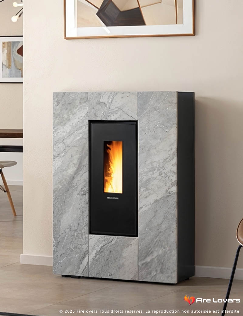 Marilena Plus AD 8kW Poêle à granulés canalisable