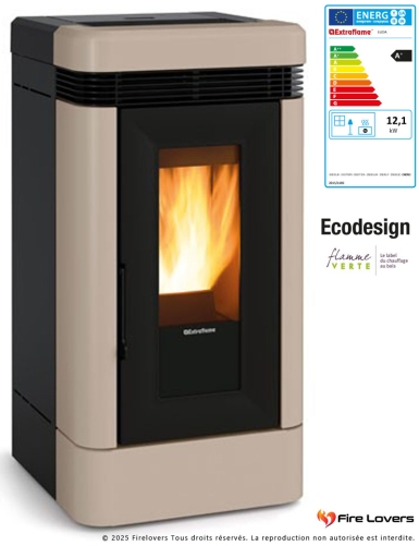 Lucia Plus 12kW Poêle à granulés canalisable