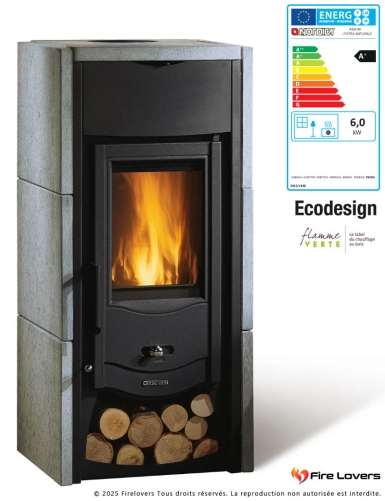 Asia BII 5.0 6kW Poêle à bois