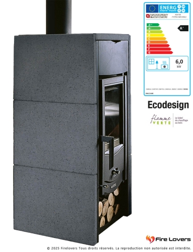 Asia BII 5.0 6kW Poêle à bois