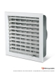 Bouche de ventilation réglable