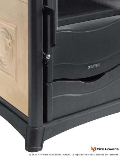 Rossella Plus Forno 5.0 Ceramica 9.4kW Poêle à bois avec four