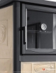Rossella Plus Forno 5.0 Ceramica 9.4kW Poêle à bois avec four
