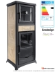 Rossella Plus Forno 5.0 Ceramica 9.4kW Poêle à bois avec four
