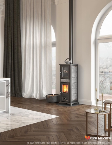 Gemma Forno 5.0 Pierre naturelle 7,3 kW Poêle à bois