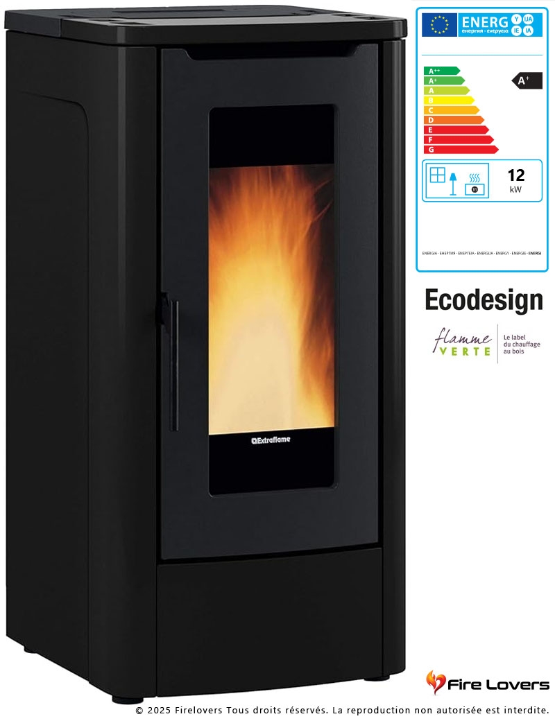 Teorema Plus 5.0 12kW Poêle à granulés canalisable