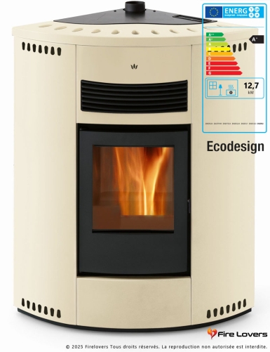Asia Plus 13kW Poêle à granulés canalisable