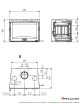 Inserto 70 H49 4.0 ventilé 6,7kW Insert à bois
