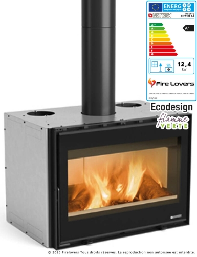 Inserto 80 Wide 5.0 12,4 kW Poêle à bois