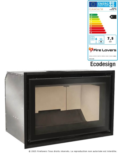 Visual 70 7,5 kW Insert à bois