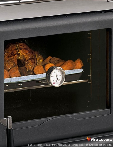 Rosa XXL 5.0 - Steel Cuisinière à bois
