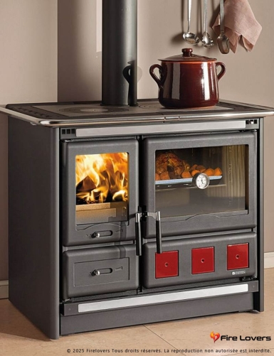 Rosa XXL 5.0 - Steel Cuisinière à bois
