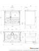 Rosa XXL 5.0 - Steel Cuisinière à bois