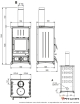 Concita 2.0 Steel 12kW Poêle à bois