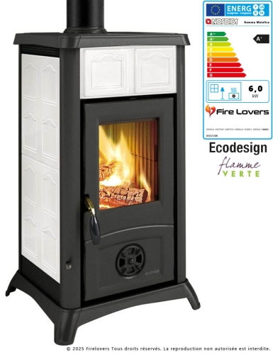 Gemma Maiolica 6kW Poêle à bois