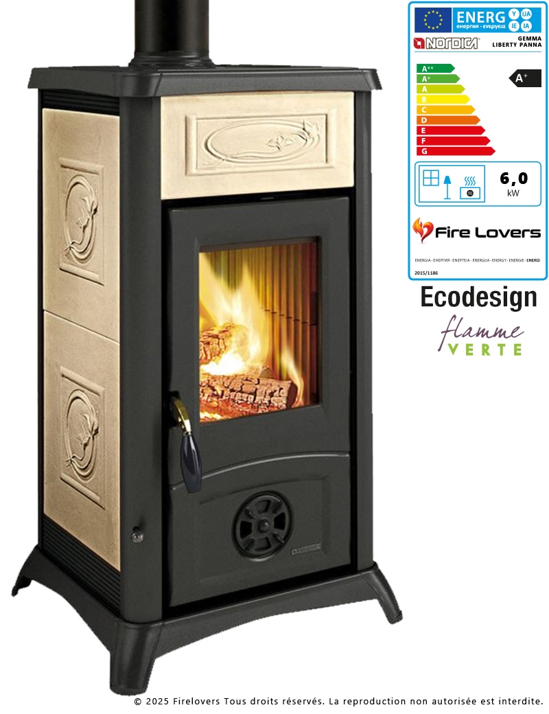 Gemma Liberty 6kW Poêle à bois