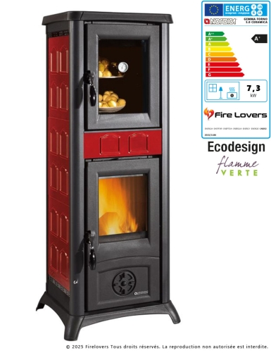 Gemma Forno 5.0 Ceramica 7,3 kW Poêle à bois