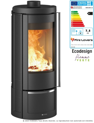 Marlena 5.0 7,5 kW Poêle à bois