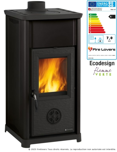 Tea 5.0 7kW Poêle à bois