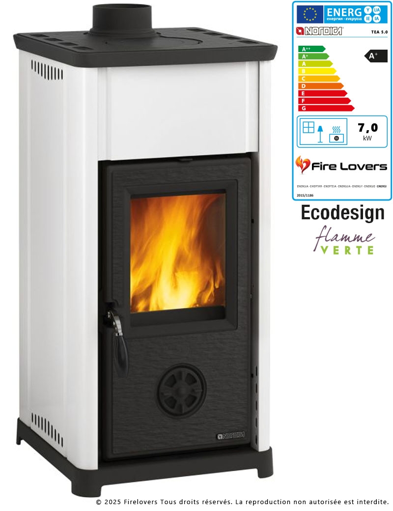 Tea 5.0 7kW Poêle à bois