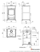 TermoRossella Plus Evo DSA 4.0 11kW Poêle à bois hydraulique